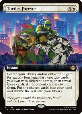 Turtles Forever (Extended Art) card from Teenage Mutant Ninja Turtles