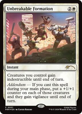 Unbreakable Formation card from Media Promos