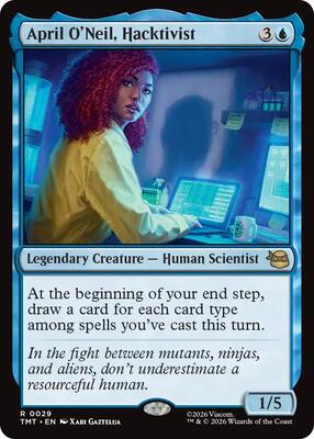 April O'Neil, Hacktivist card from Teenage Mutant Ninja Turtles
