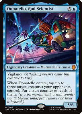 Donatello, Rad Scientist card from Commander: Teenage Mutant Ninja Turtles