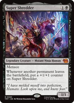 Super Shredder card from Teenage Mutant Ninja Turtles
