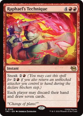 Raphael's Technique card from Teenage Mutant Ninja Turtles