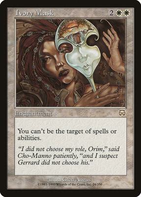 Ivory Mask card from Mercadian Masques