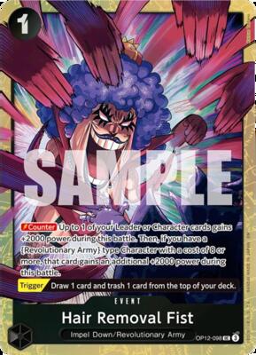 Hair Removal Fist (Premium Card Collection -Best Selection Vol. 5-) card from One Piece Promotion Cards