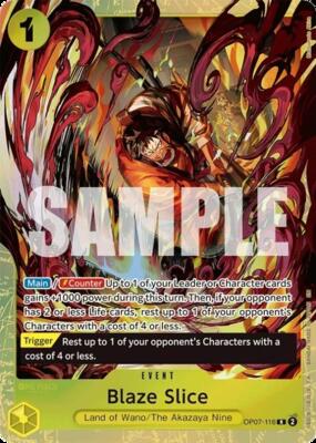 Blaze Slice (Premium Card Collection -Best Selection Vol. 5-) card from One Piece Promotion Cards