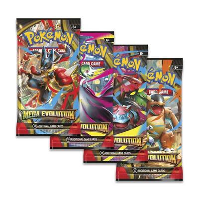 Mega Evolution Booster Pack Art Bundle [Set of 4] card from ME01: Mega Evolution