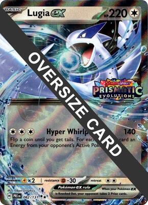 Lugia ex (Prismatic Evolutions Stamped) card from Jumbo Cards