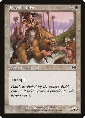 Jhovall Rider card from Mercadian Masques