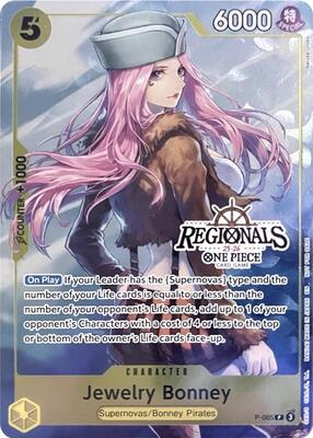 Jewelry Bonney (CS 25-26 Regionals Textured Chase Promo) card from One Piece Promotion Cards