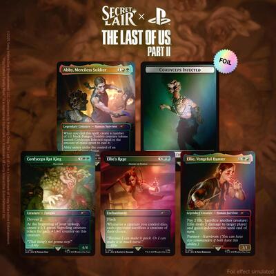 Secret Lair x The Last of Us Part II - Rainbow Foil Edition card from Secret Lair Drop Series