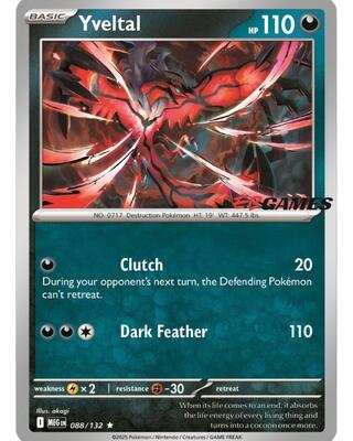 Yveltal (EB Games) card from Miscellaneous Cards & Products