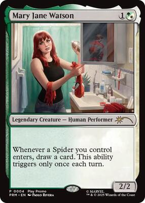 Mary Jane Watson card from Play Promos