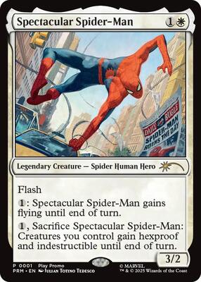 Spectacular Spider-Man card from Play Promos