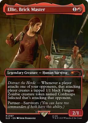 Ellie, Brick Master card from Secret Lair Drop Series