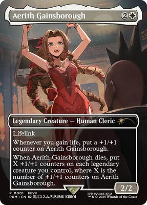 Aerith Gainsborough card from Pro Tour Promos