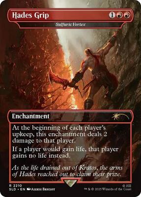 Hades Grip - Sulfuric Vortex card from Secret Lair Drop Series