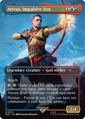 Atreus, Impulsive Son card from Secret Lair Drop Series