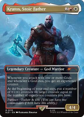 Kratos, Stoic Father card from Secret Lair Drop Series