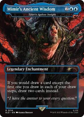 Mimir's Ancient Wisdom - Teferi's Ageless Insight card from Secret Lair Drop Series