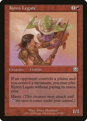 Kyren Legate card from Mercadian Masques