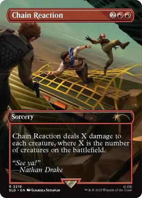 Chain Reaction card from Secret Lair Drop Series