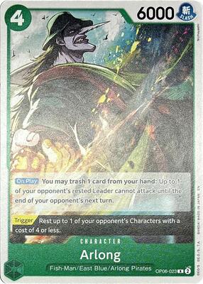 Arlong - OP06-023 card from Learn Together Deck Set