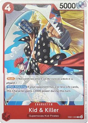 Kid & Killer - EB01-003 card from Learn Together Deck Set