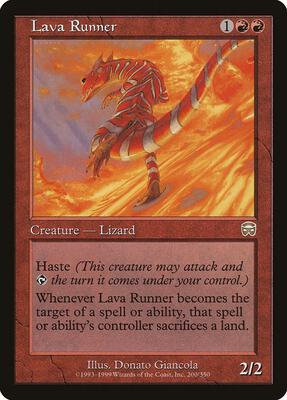 Lava Runner card from Mercadian Masques