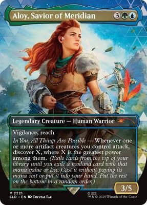Aloy, Savior of Meridian card from Secret Lair Drop Series