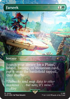 Farseek (2222) (Rainbow Foil) card from Secret Lair Drop Series