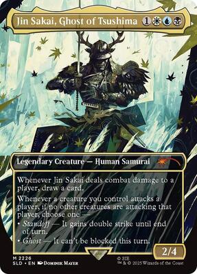 Jin Sakai, Ghost of Tsushima card from Secret Lair Drop Series