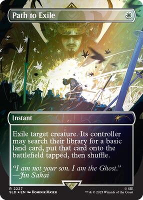 Path to Exile (2227) (Rainbow Foil) card from Secret Lair Drop Series