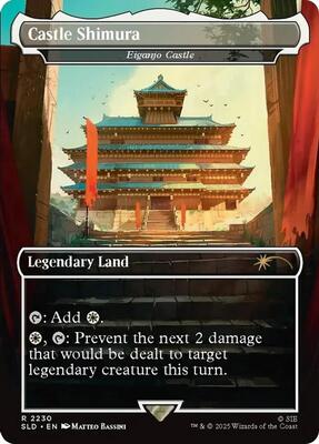 Castle Shimura - Eiganjo Castle card from Secret Lair Drop Series