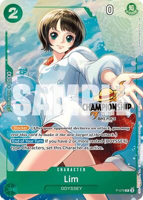 Lim (CS 25-26 Event Pack Finalist Ver.) card from One Piece Promotion Cards
