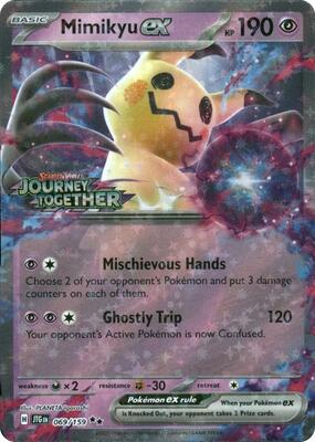 Mimikyu ex (Journey Together Stamped) card from Miscellaneous Cards & Products