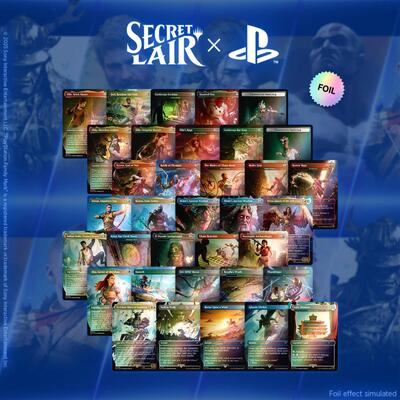 Secret Lair x Playstation Superdrop: Foil Trophy Bundle card from Secret Lair Drop Series
