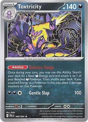 Toxtricity card from ME02: Phantasmal Flames