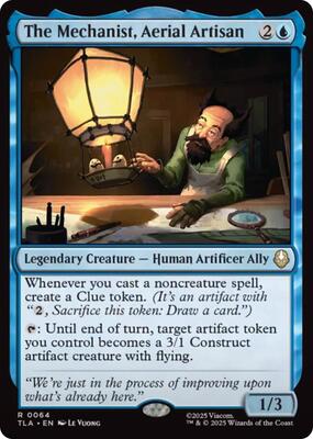 The Mechanist, Aerial Artisan card from Avatar: The Last Airbender