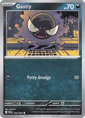 Gastly card from ME02: Phantasmal Flames