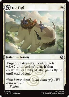 Yip Yip! card from Avatar: The Last Airbender