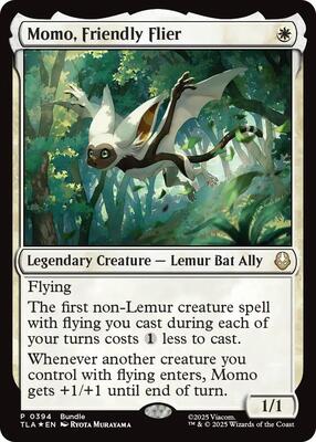 Momo, Friendly Flier card from Unique and Miscellaneous Promos