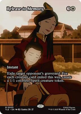 Release to Memory (Borderless) card from Avatar: The Last Airbender: Eternal-Legal
