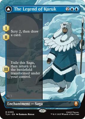 The Legend of Kuruk (Borderless) card from Avatar: The Last Airbender