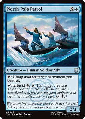 North Pole Patrol card from Avatar: The Last Airbender