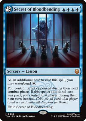 Secret of Bloodbending card from Avatar: The Last Airbender