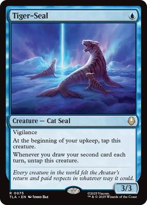 Tiger-Seal card from Avatar: The Last Airbender