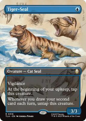 Tiger-Seal (Borderless) card from Avatar: The Last Airbender
