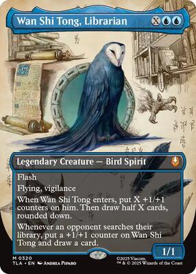 Wan Shi Tong, Librarian (Borderless) card from Avatar: The Last Airbender