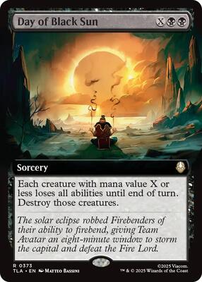 Day of Black Sun (Extended Art) card from Avatar: The Last Airbender