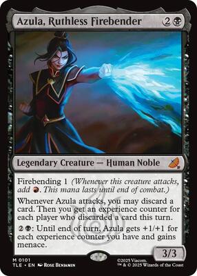 Azula, Ruthless Firebender card from Avatar: The Last Airbender: Eternal-Legal